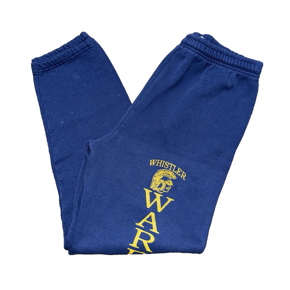 Vintage Augusta Sportswear Whistler Warriors Sweatpants Men's Size XL Blue 80s